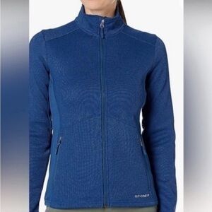 Spyder Sweater Jacket in Full Zip Blue